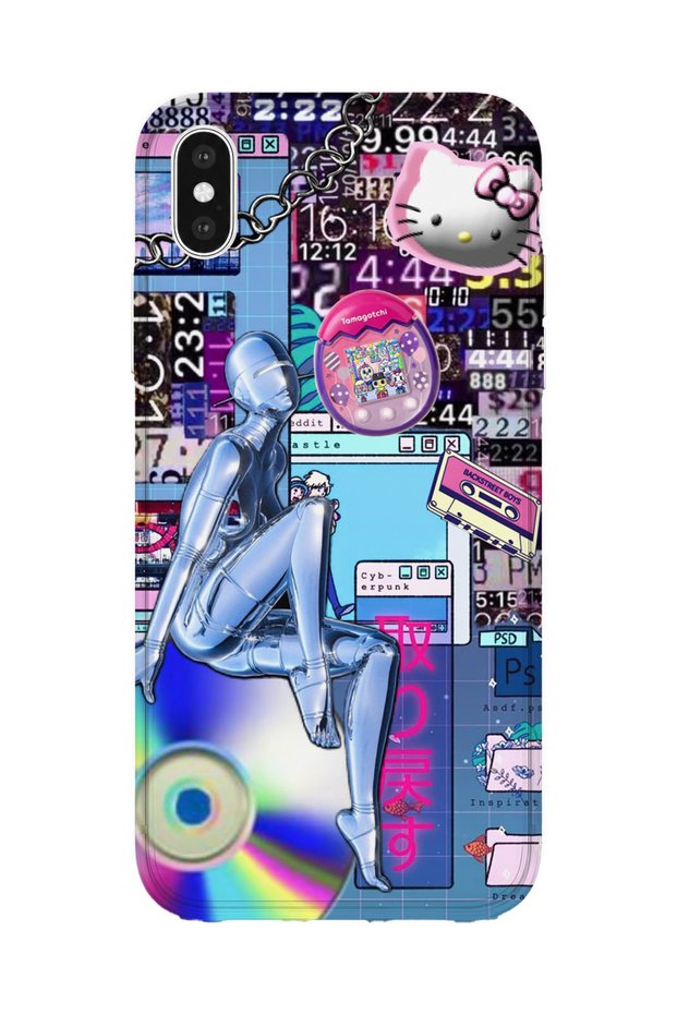 iPhone XS Max Compatible Printed Transparent Phone Case | Collection: Neondream District