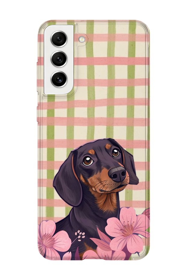 Samsung Galaxy S21 Fe Compatible Printed Transparent Phone Case |   Collection: Dog Lover