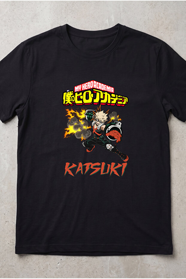 My Hero Academia Bakugo Anime Printed Standard Cut Unisex Tshirt