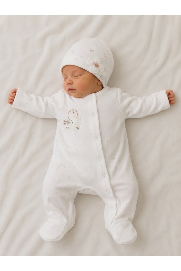 Baby Girl New Season 4-Piece Hospital Release Set Love Bunny 2525