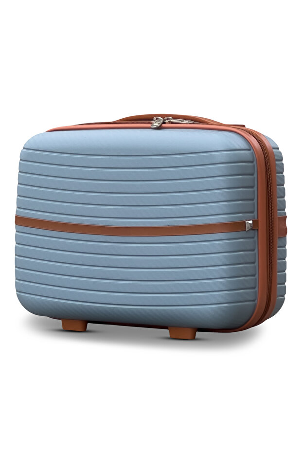 Hard Shell Travel Makeup Case, Unbreakable PP Material, Lightweight, Beauty Organizer, Cosmetic Storage Bag with Handle