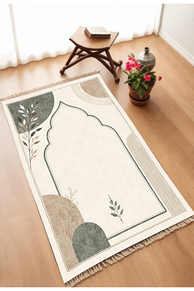 Decorative Digital Printed Non-Slip Base Prayer Mat 75X120