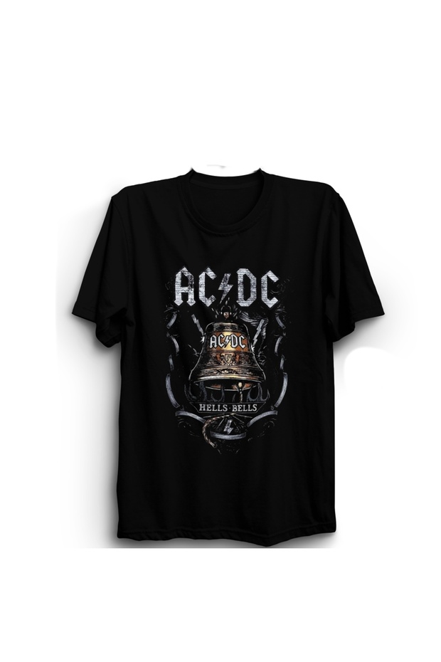ACDC, HELLS BELLS, VRS9, Rock Metal Band T-Shirt