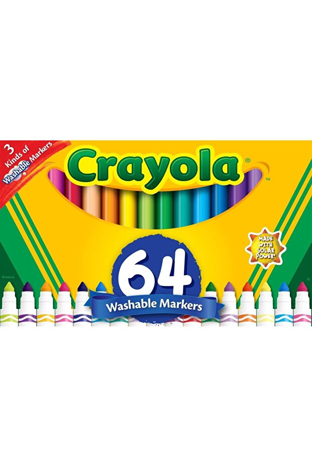 Washable Markers, 64 Count