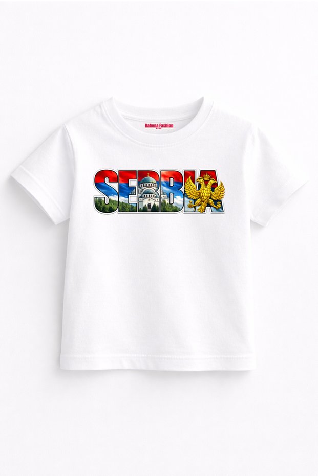 Serbia Landmarks Kids T-Shirt