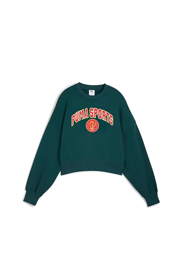 Wardrobe Essentials Sports Legacy Women's Wide Cut Sweatshirt