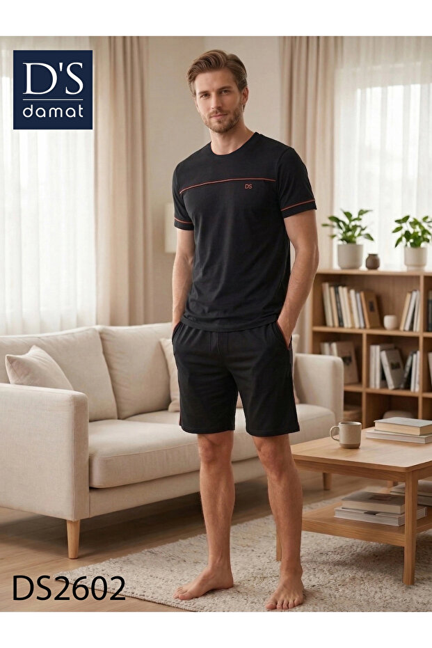 طقم شورت للشباب من D's Damat 2602