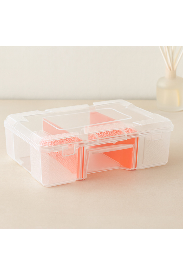 2-Compartment Multi-Purpose Storage Box (24 Pieces)