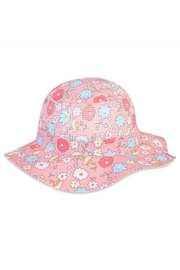 Mesh Hat for Girls Aged 1-4 - Pink