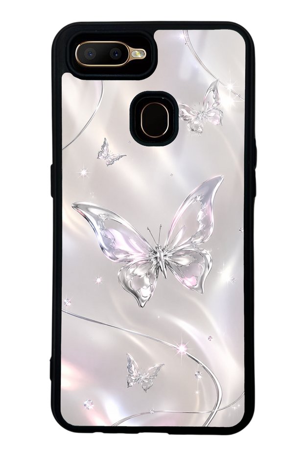 Oppo A5S Crystal Whisper Butterfly Design Glossy Phone Case