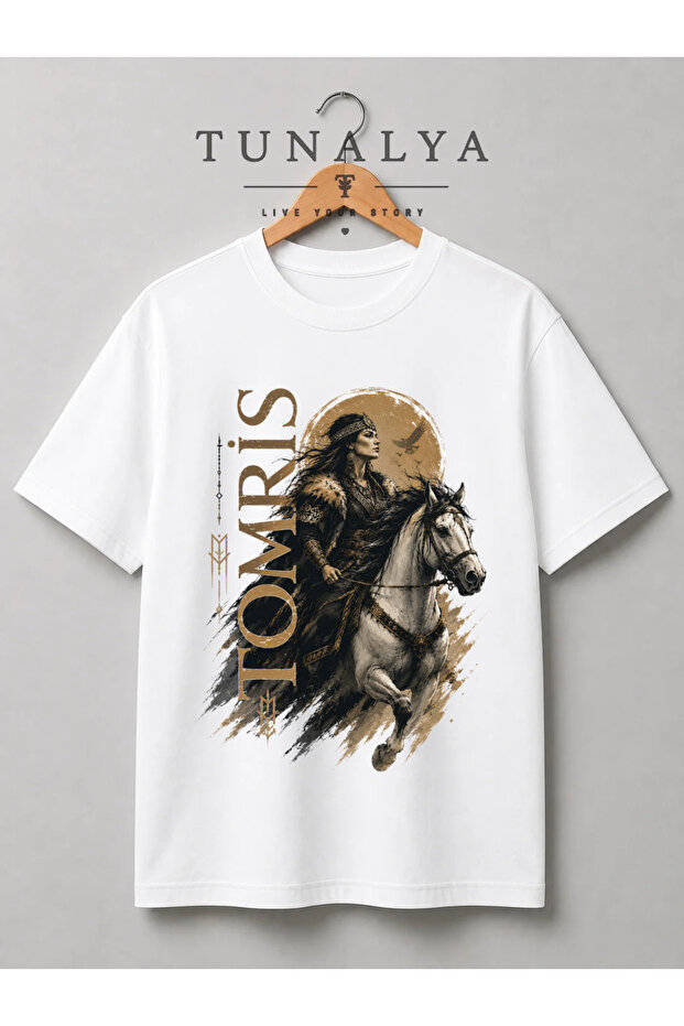 Tunalya Tomris Hatun Designed Premium Printed Unisex Cotton T-Shirt - High Quality