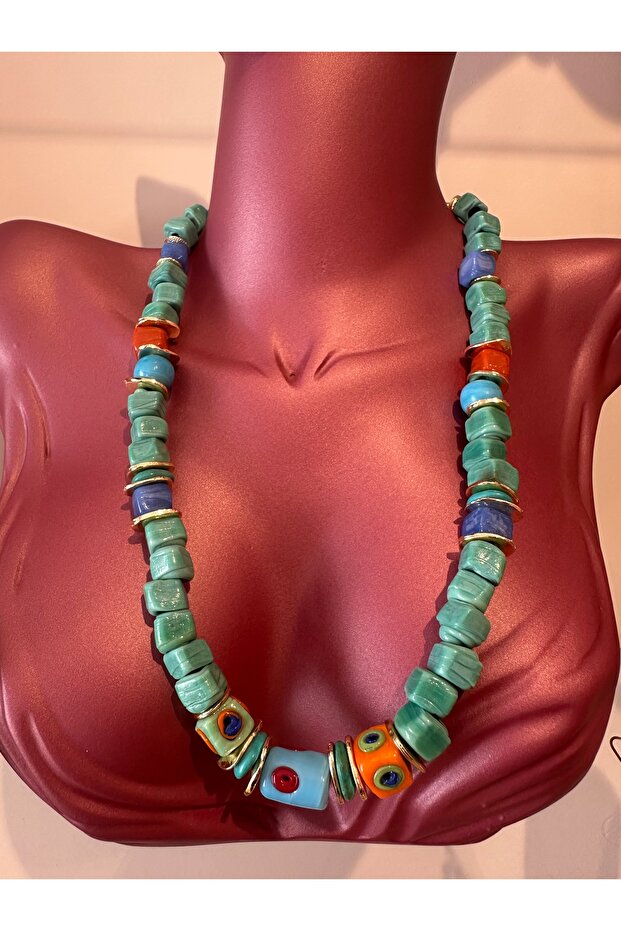 Milena Istanbul Bodrum Beaded Design Necklace