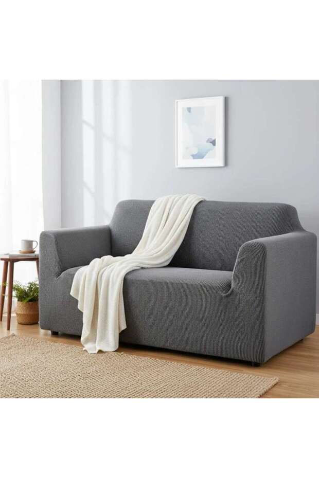 Tristan 2 Seater Sofa Cover 145x80x90cm - Grey