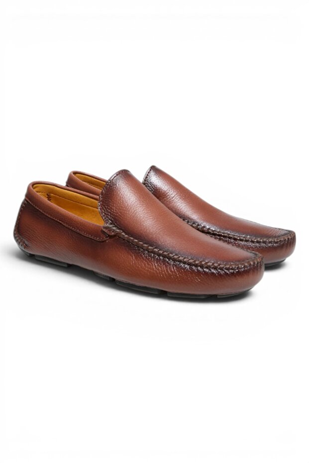 Taba Floter Taba Color Laceless Genuine Leather Men's Shoes