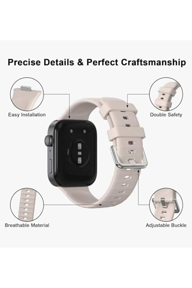 Huawei Watch Fit 3 white fluoroelastomer strap (only strap)