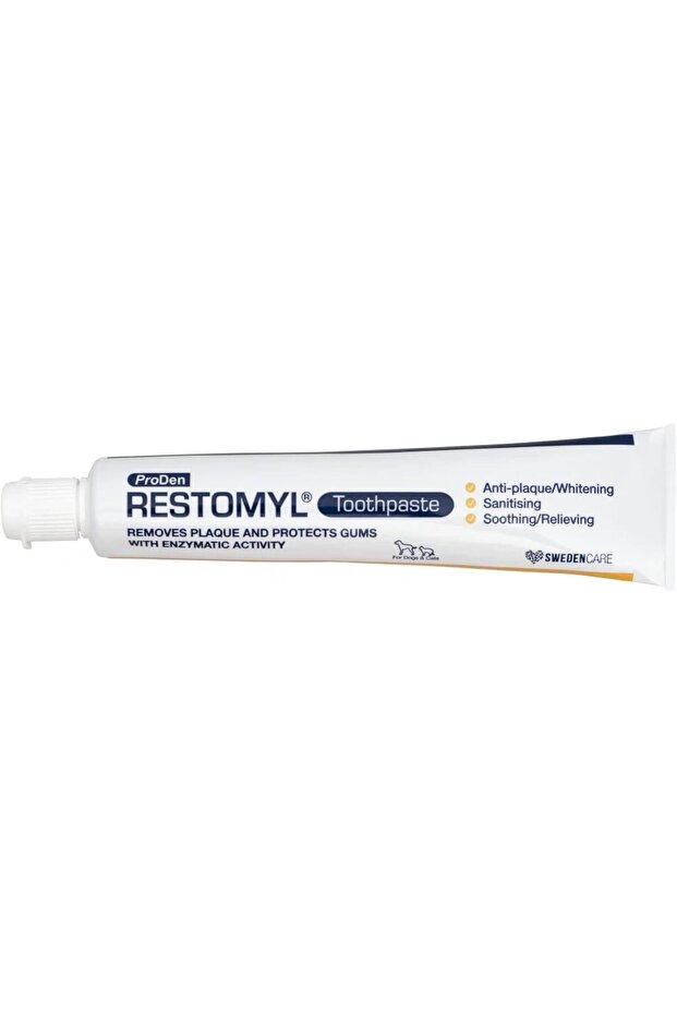 Restomyl Enzymatic Toothpaste for Dogs & Cats, 50 ml – Anti‑Plaque, Gum Protection & Whitening