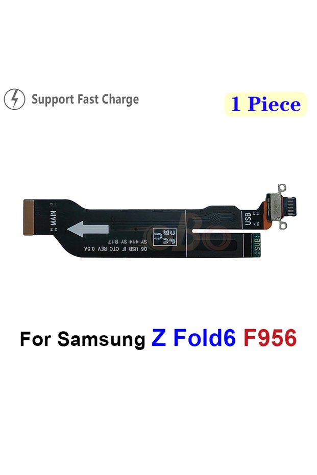 Z Fold6 F956 USB Charger Dock Board Connector Charging Port Flex For Z Fold 2 3 4 5 6 7 F900 F907