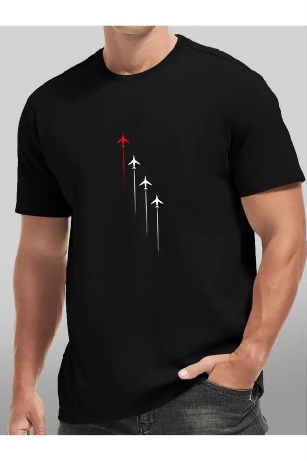 🔥 Black Unisex Oversize 100% Cotton Crew Neck Short Sleeve T-Shirt 🔥