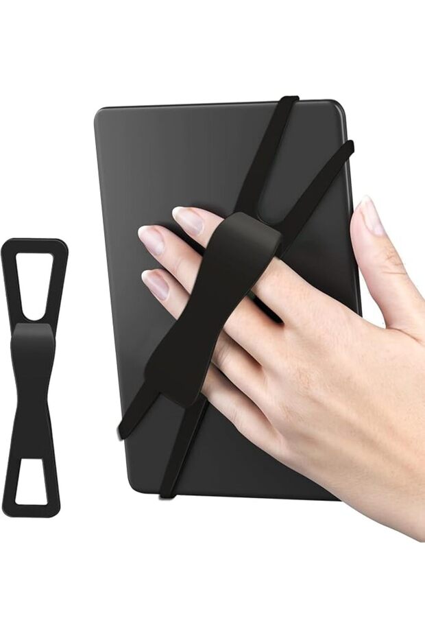 Ergonomic Silicone Hand Strap for E-Readers & Tablets