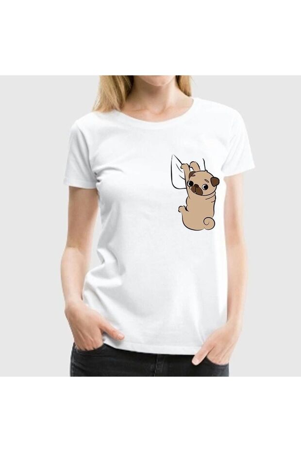 Unisex Oversize Wolf Turkish Flag Printed Crew Neck Short Sleeve Black T-Shirt
