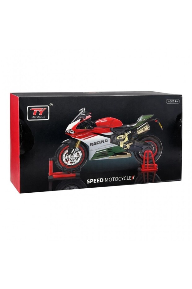 Ducati 1299 Panigale R Designed 1:9 Diecast Model Motorcycle with Light & Sound / Collectible Motorcycle Replica