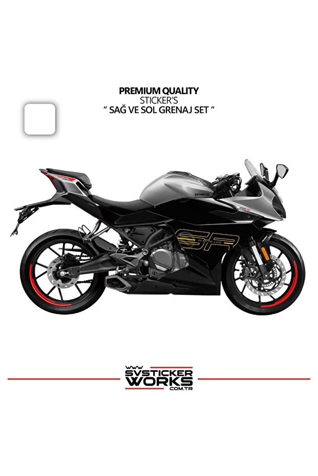 ملصق CFMOTO 250SR Grenaj للجانب الأيمن والأيسر، طقم ملصقات عالي الجودة