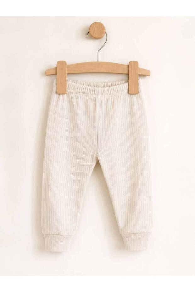 H&C Baby Bottom Pants Without Booties 100% Cotton Flexible Ribbed 0-36 Months