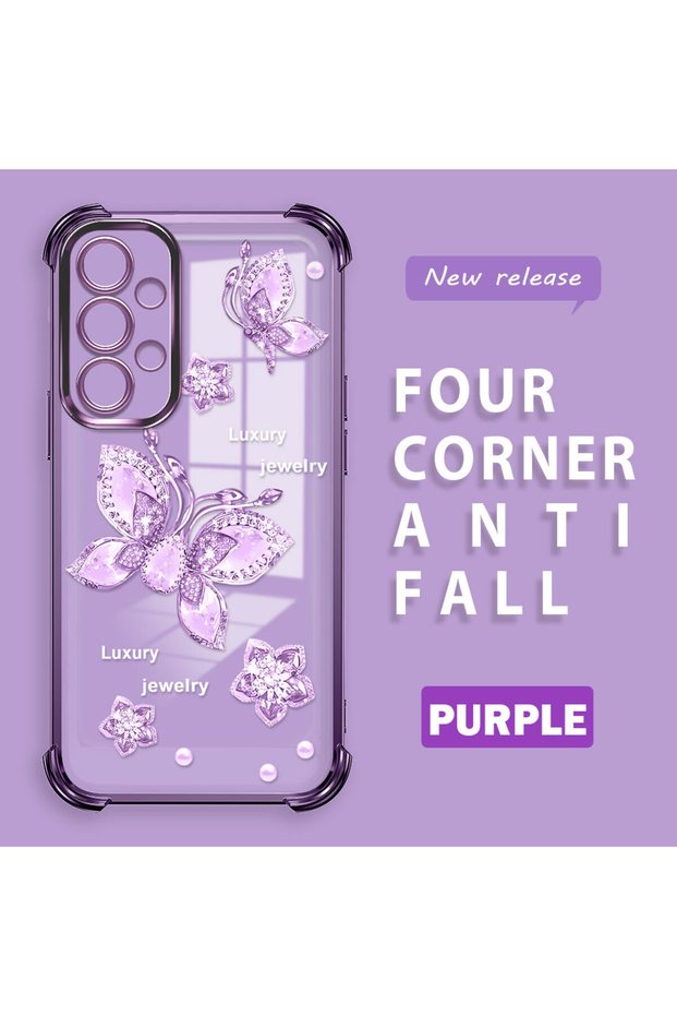 Samsung Galaxy A23 Compatible Transparent Back Four Corners Reinforced Impact Protection Silicone Case