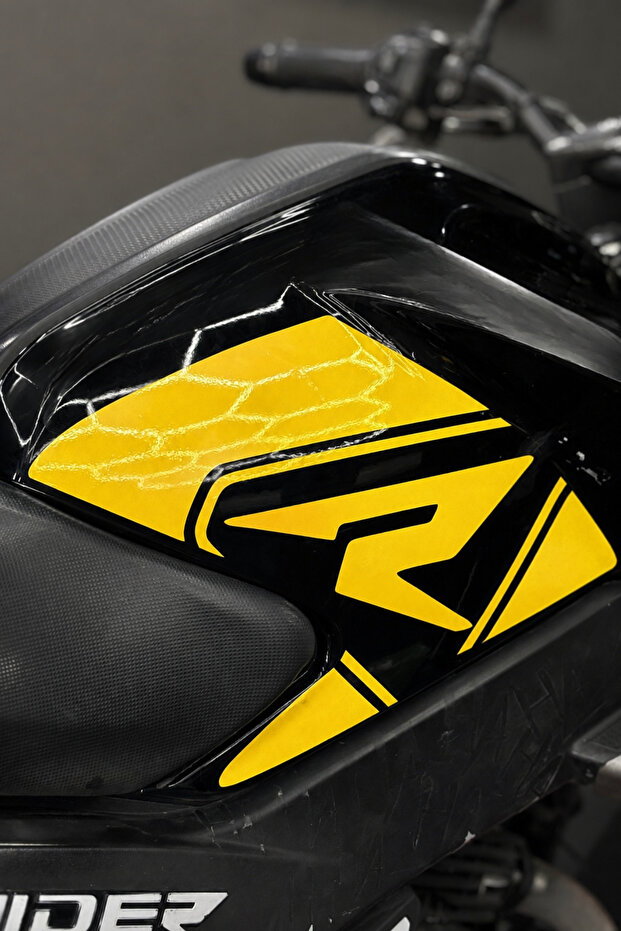 R Logo Sticker Set for Tank Sides (Right and Left) for Tvs Raider 125