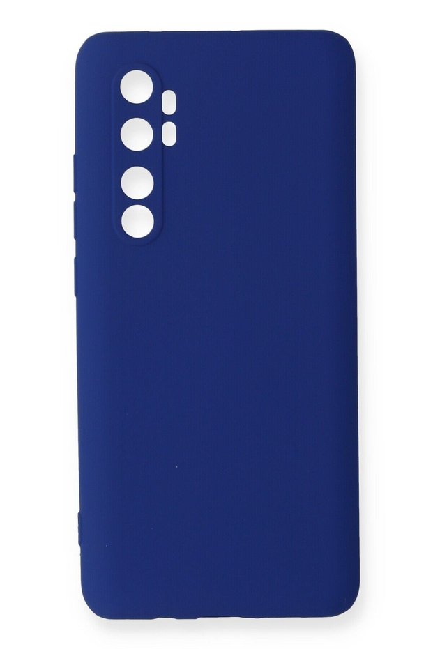 Compatible Case for Xiaomi Mi Note 10 Lite Yumauşk Colorful Flexible Premium Rubber Silicone - Navy Blue