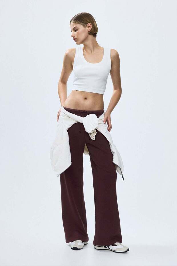 Wide joggers
