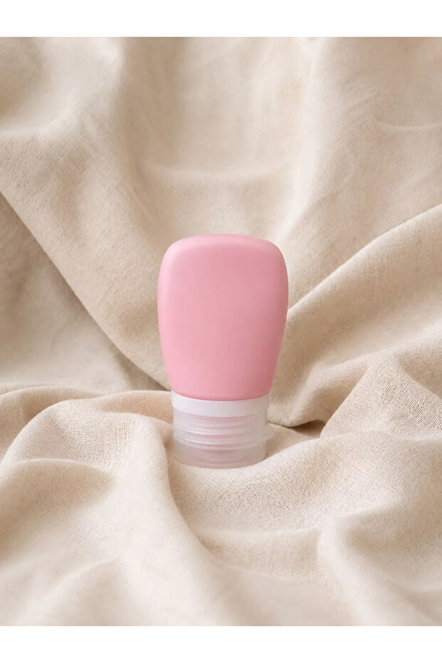 Silicone Pocket Size Liquid Soap Dispenser | Mini Portable Soap and Disinfectant Bottle Pink