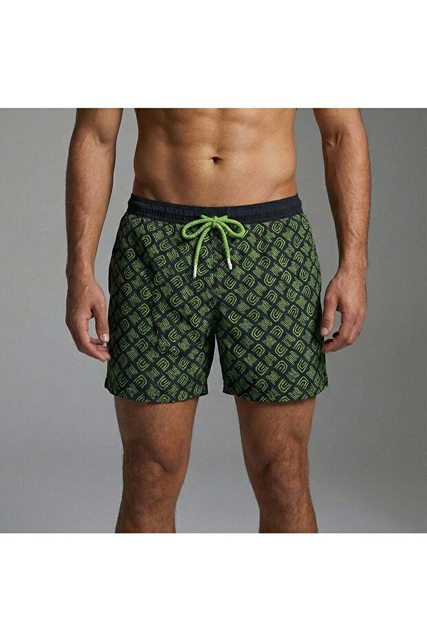 Board Short Elements (Green/Black)
