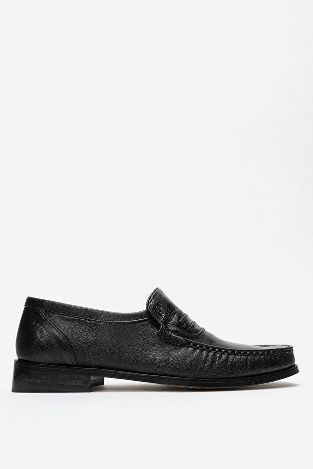 Men's genuine leather sole classic shoe real leather dnc 234 black antique