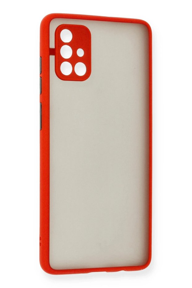 Aconcept Galaxy A71 Case Montreal Silicone Cover (11249) - Red