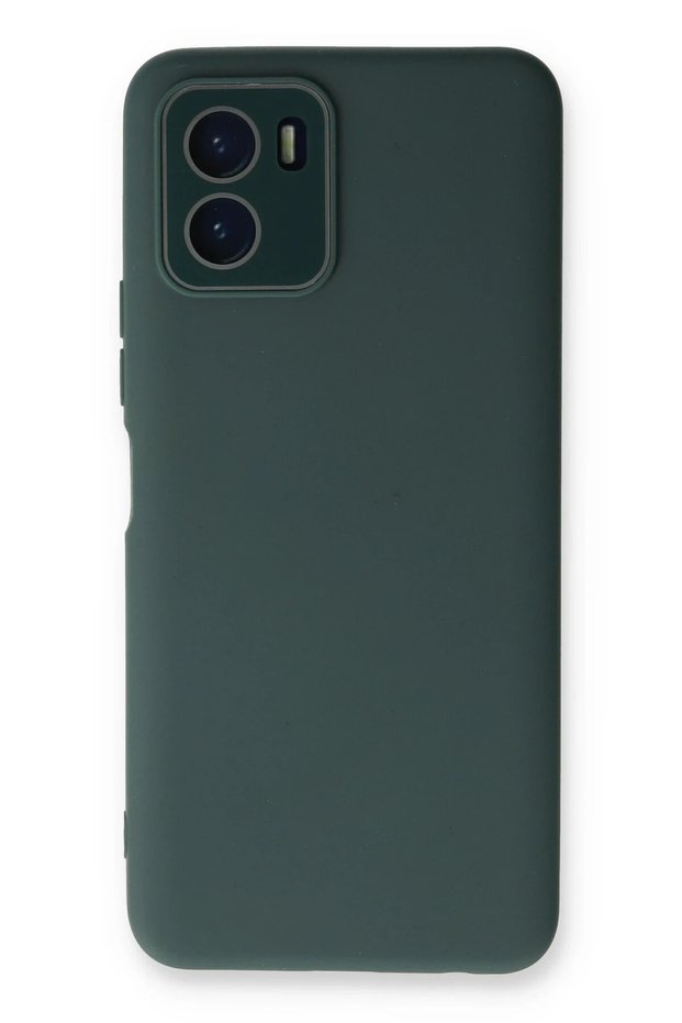 Aconcept Vivo Y15S Case Launch Glass Cover - (12709) Dark Green