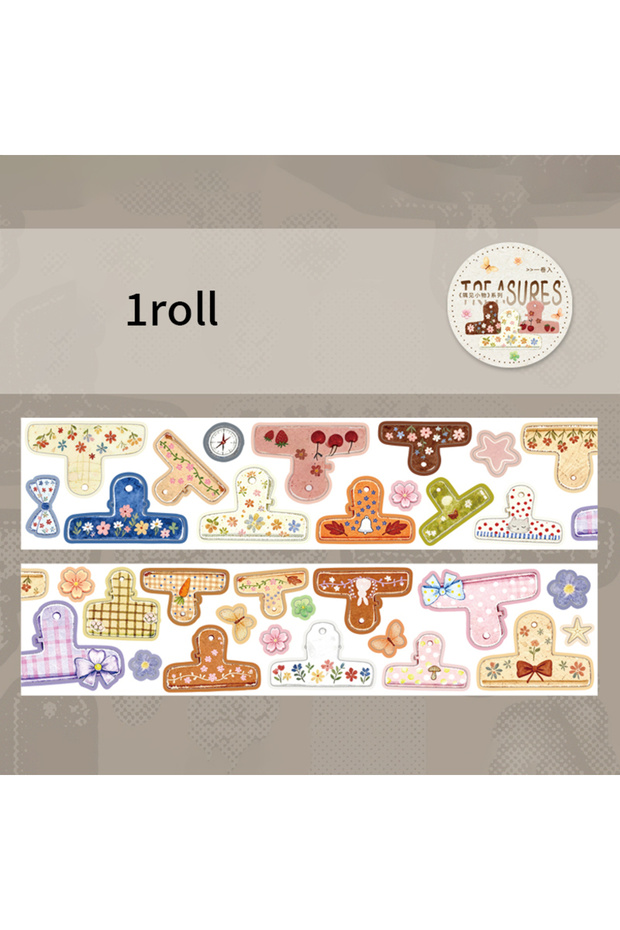S30908-1 Mr.Paper Kwai Small Item Series Original Die Cutting Tape Cute Lines Japanese Painting Tape