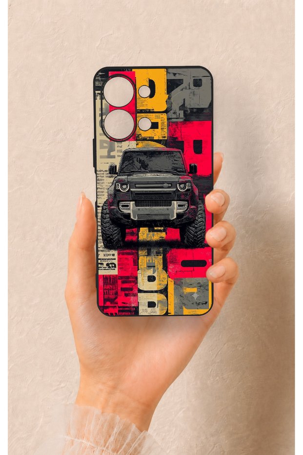 Vivo Y05 4g Compatible Defender Truck Patterned Silicone Case