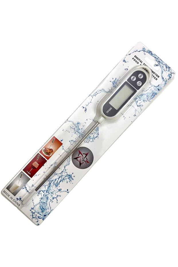 Food Thermometer 1Pcs Meat Probe Instant Read Digital Thermometer TP300, Battery Included