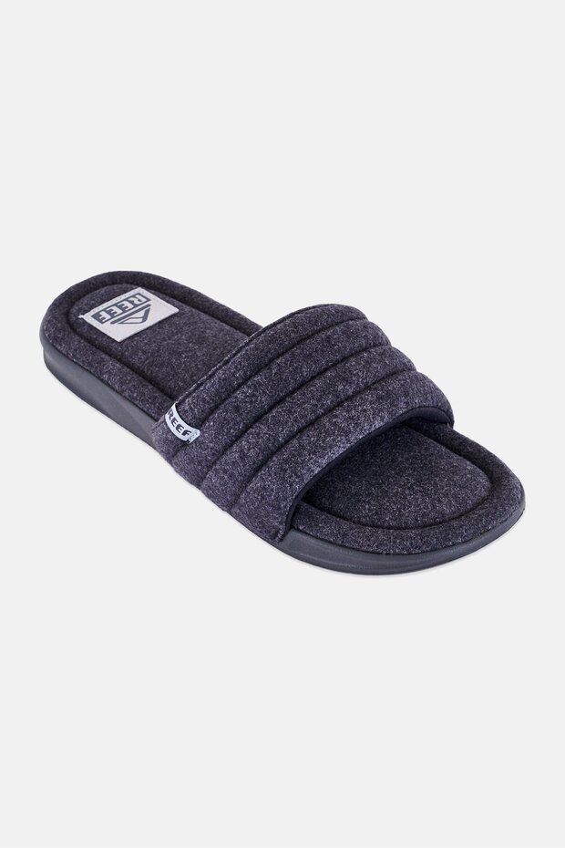 Men Chill Slip On Slides, Grey