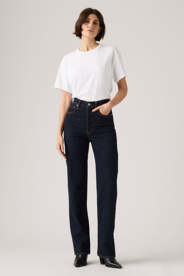 Ribcage Full Length Small Course Dark Indigo Women's Jeans