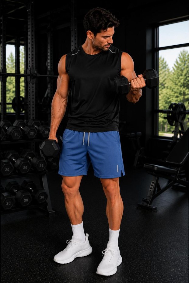 Breathable Fabric Fitness Tennis Sports Shorts