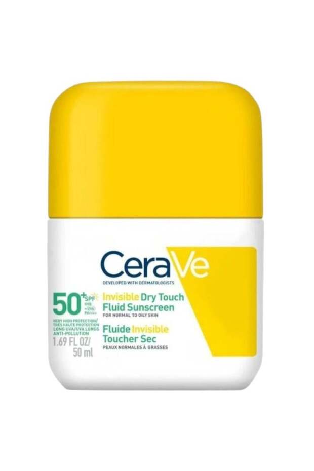 واقي شمس سائل غير مرئي بلمسة جافة SPF50 PA+ من سيرافي - 50 مل