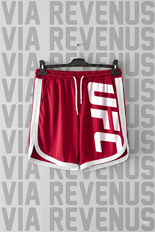 Fighting Championship Printed Unisex Retro Varsity Sports Training Shorts