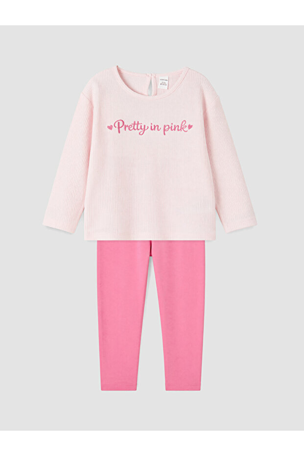 Embroidered Girl's Set