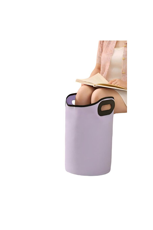 Large capacity collapsible foot bath tub - purple