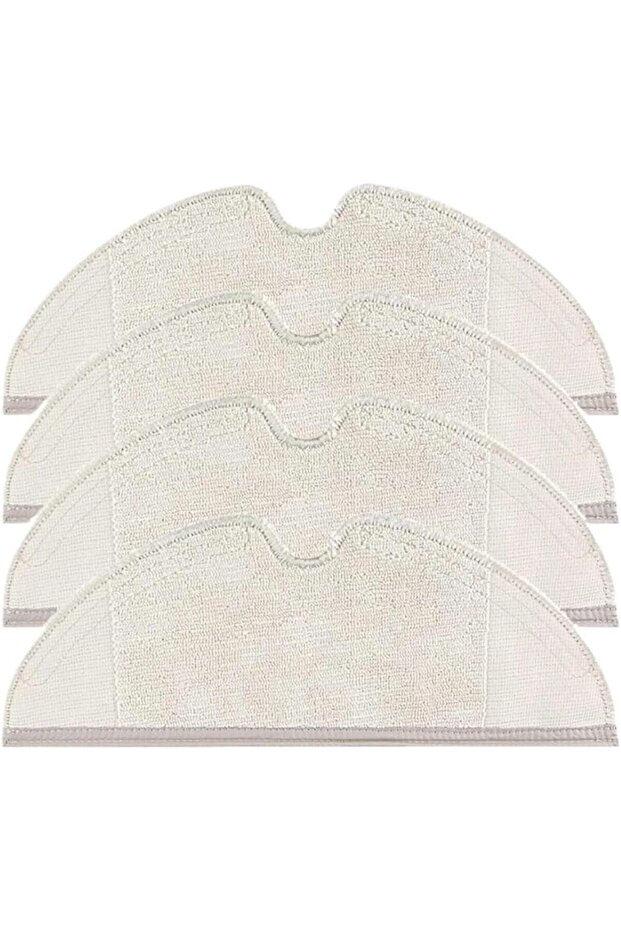 4-Piece Mop Pad Set Washable Reusable Microfiber for Dreame D9 D9 Pro D9 Max F9 F9 Pro L10 Pro Vacuum