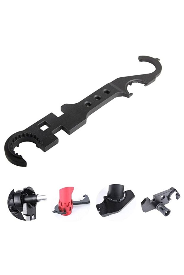 Disassembly tools, combination wrench, 31cm wrench, made of high-strength metal, a universal tool suitable for DIY enthusiasts and professionals.