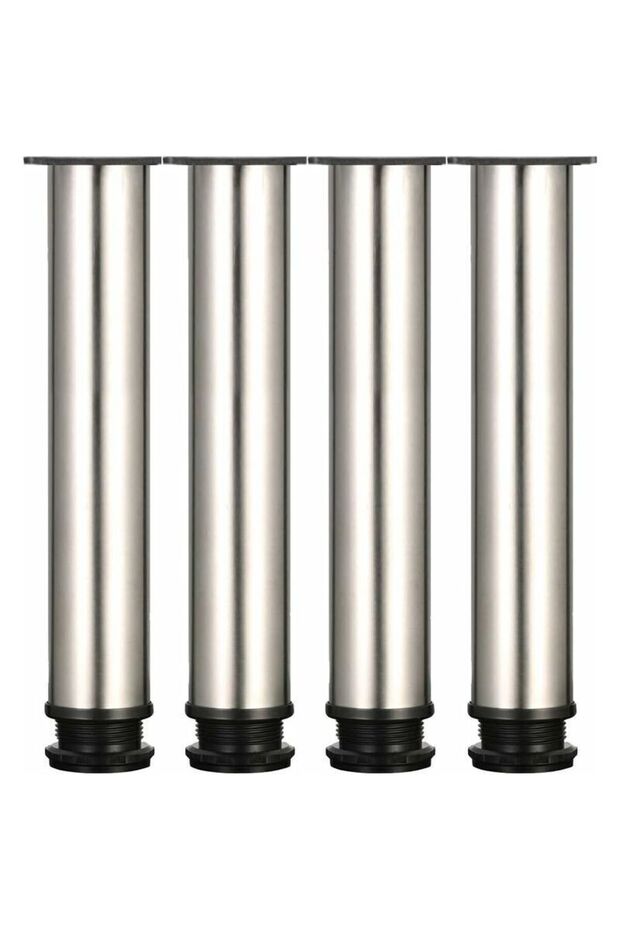 Four adjustable feet, 300mm high, thickened furniture legs, table legs, stainless steel furniture legs.