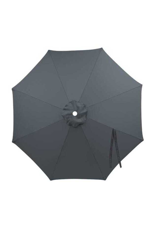 Hexagonal cantilevered garden sunshade canopy, UV protected, 2 meters in diameter [canopy only - frame not included]